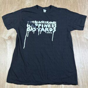 The Black Crows Happiness Bastard Tour 2024 Short Sleeve Black T-Shirt Size M